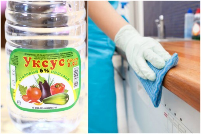 5. Surunkasiga hamma narsani sirka bilan tozalash