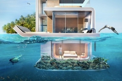 Dubayda suzib yuruvchi villalar quriladi. Bunaqasi hali bo'lmagan!