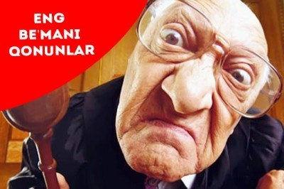 Turli mamlakatlardagi eng be'mani qonunlar
