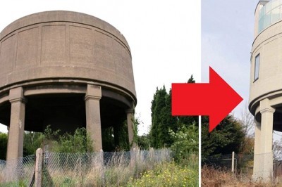 Angliyalik  erkak haroba eski minorani zamonaviy uyga aylantirdi 