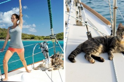 Ushbu juftlik ishini tashlab, hamma narsasini sotib, mushugi bilan dunyo bo’ylab sayohatga yo’l oldi