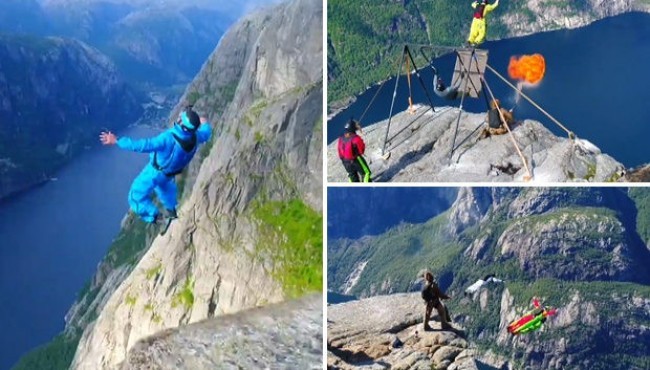 Dunyodagi eng go’zal qoyadan sakrash