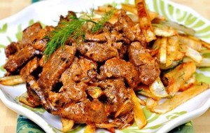 Ovqatlar retsepti: Mol go’shtidan befstroganov