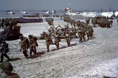 Ikkinchi Jahon urushidan noyob rangli rasmlar