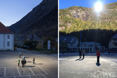 Yilda 5 oy quyosh ko'rmaydigan shahar