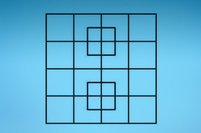 Grafik jumboq: ushbu rasmda nechta kvadrat tasvirlangan?