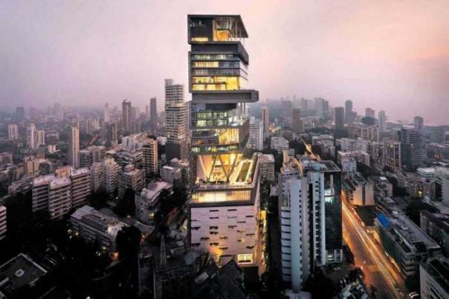 7. Antilla (Mumbai, Indiya)