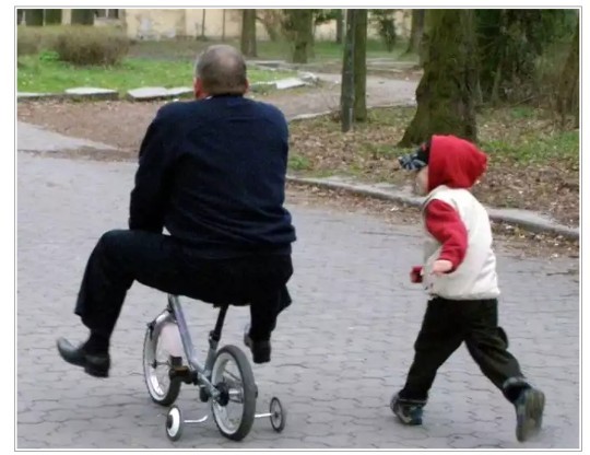 14. "Dada, men boshqa siz bilan velosiped uchishga bormayman!"