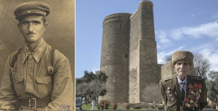 Urush fahriysi Allaxverdi Aliyev, Boku