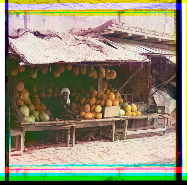Qovun sotuvchi, Samarqand. 1911 yil.
