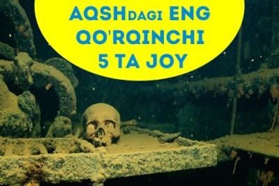 NUJ, ruhlar, o'zga sayyoraliklar: AQShdagi eng qo'rqinchi 5 ta joy