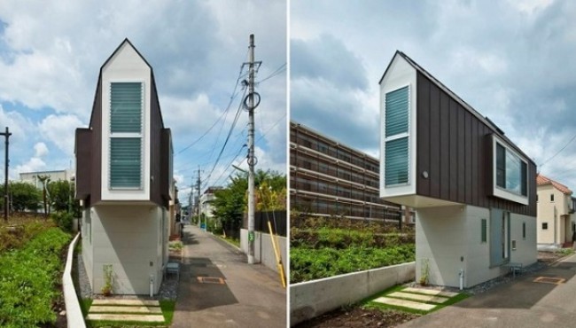 Yaponiyadagi bu uy juda tor va kichkina ko’rinadi, ichida esa butunlay boshqacha