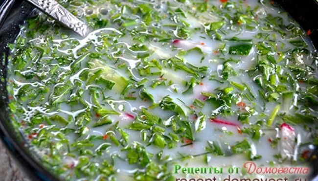 Yozgi  yaxna ichimliklar – ayrondan tayyorlangan taomlar retsepti