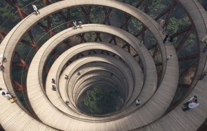 Qiziqarli dunyo: Daniya o’rmonida piyoda sayrlar uchun spiral minora quriladi