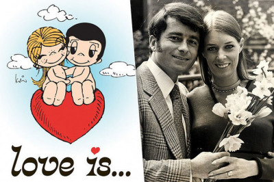 "Love is..." saqichlari, komikslar va mualliflarining sevgi tarixi